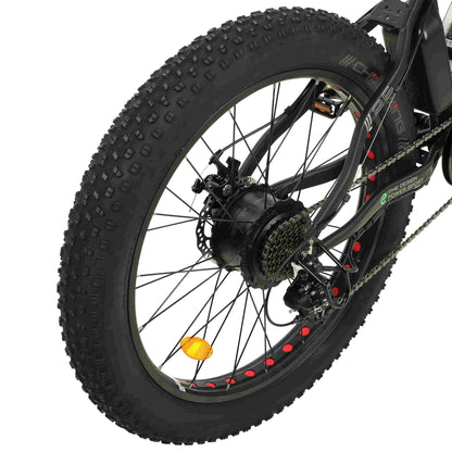 Ecotric 26" Fat Tire Electric Bike | 500W Motor | 36V 12.5Ah Battery | All-Terrain - Wheels of America