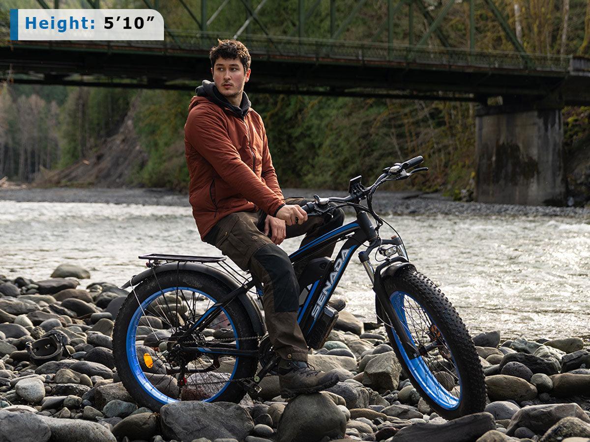 Senada ARCHON PLUS Fat Tire Off-Road E-Bike | 1000W Motor, 78-Mile Range - Wheels of America