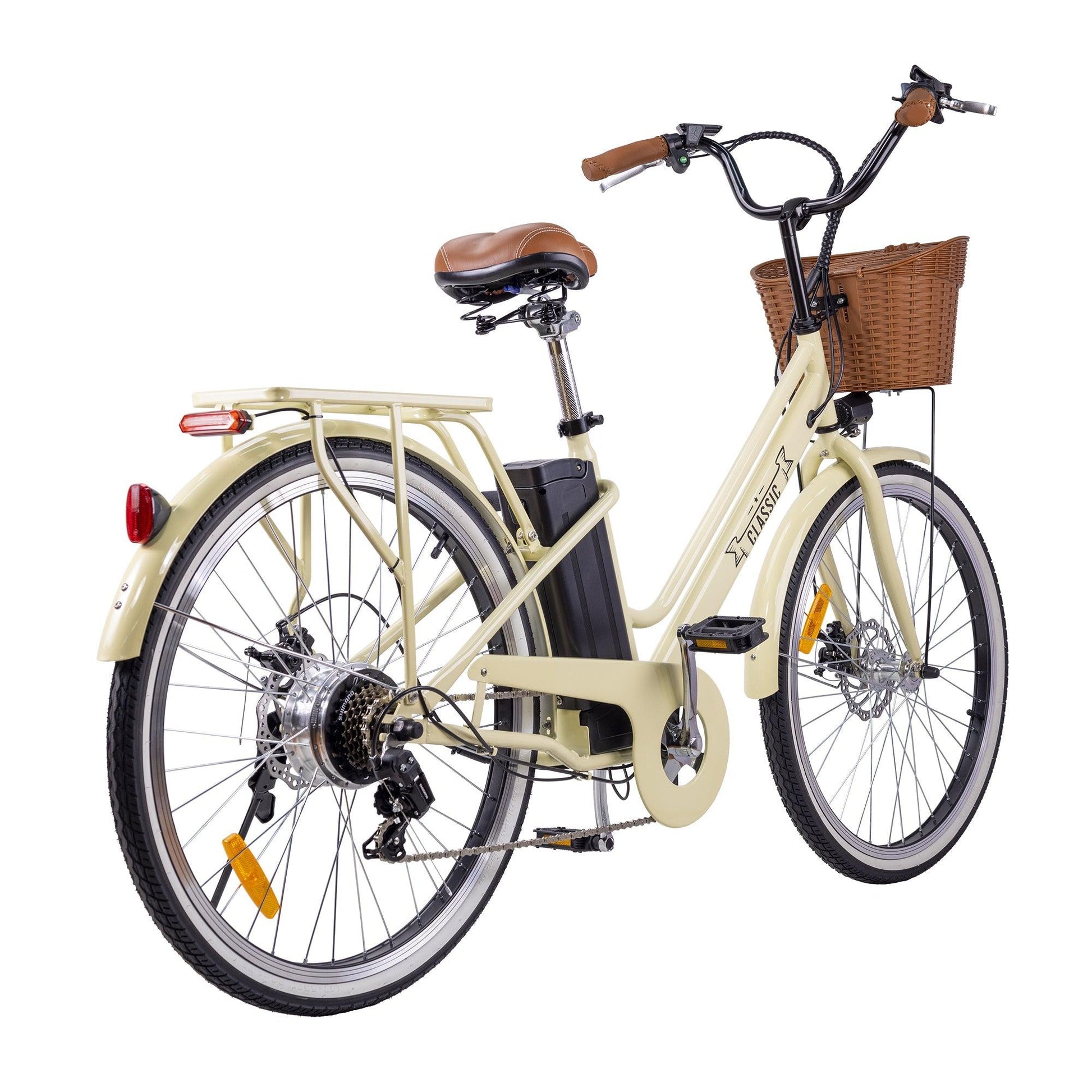 NAKTO Classic 26" City Electric Bicycle - Wheels of America