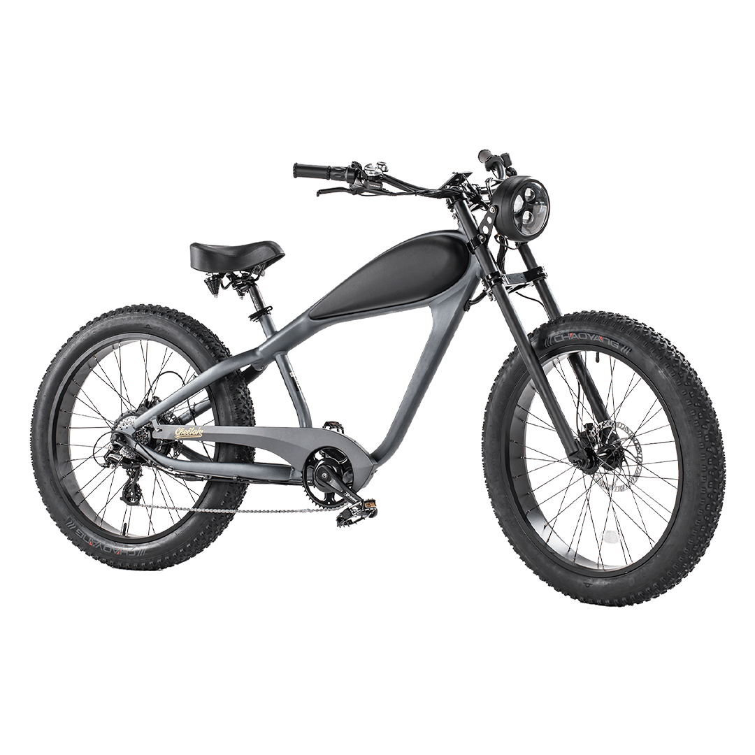 Revi Bikes Cheetah 750W Electric Bike – Vintage Café Racer Style - Wheels of America