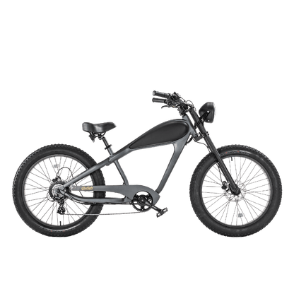 Revi Bikes Cheetah 750W Electric Bike – Vintage Café Racer Style - Wheels of America