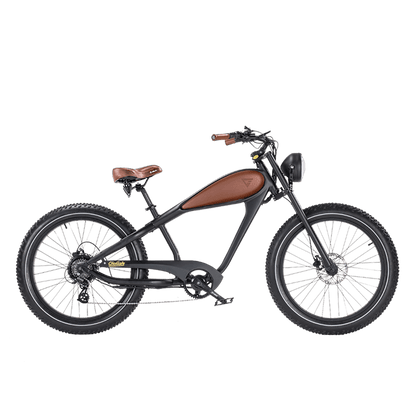 Revi Bikes Cheetah Plus - Café Racer Vintage Electric Bike - Wheels of America