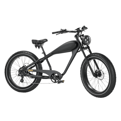 Revi Bikes Cheetah Plus - Café Racer Vintage Electric Bike - Wheels of America