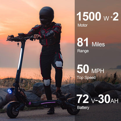 NANROBOT N6 72V Electric Scooter - Wheels of America