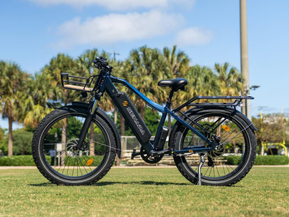 Senada SABER PLUS 1000W Electric Bike | All-Terrain, Hydraulic Brakes, 80 Miles Range - Wheels of America