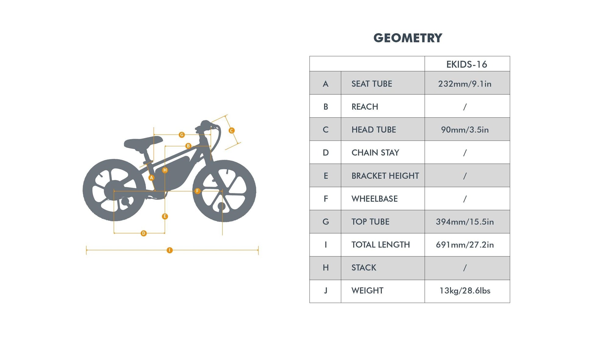 EUNORAU EKIDS-16 2024 Kids Electric Bike - Wheels of America