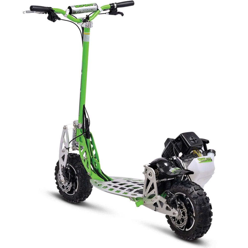 MotoTec/UberScoot 70x 2-Speed Gas Scooter Green - Wheels of America