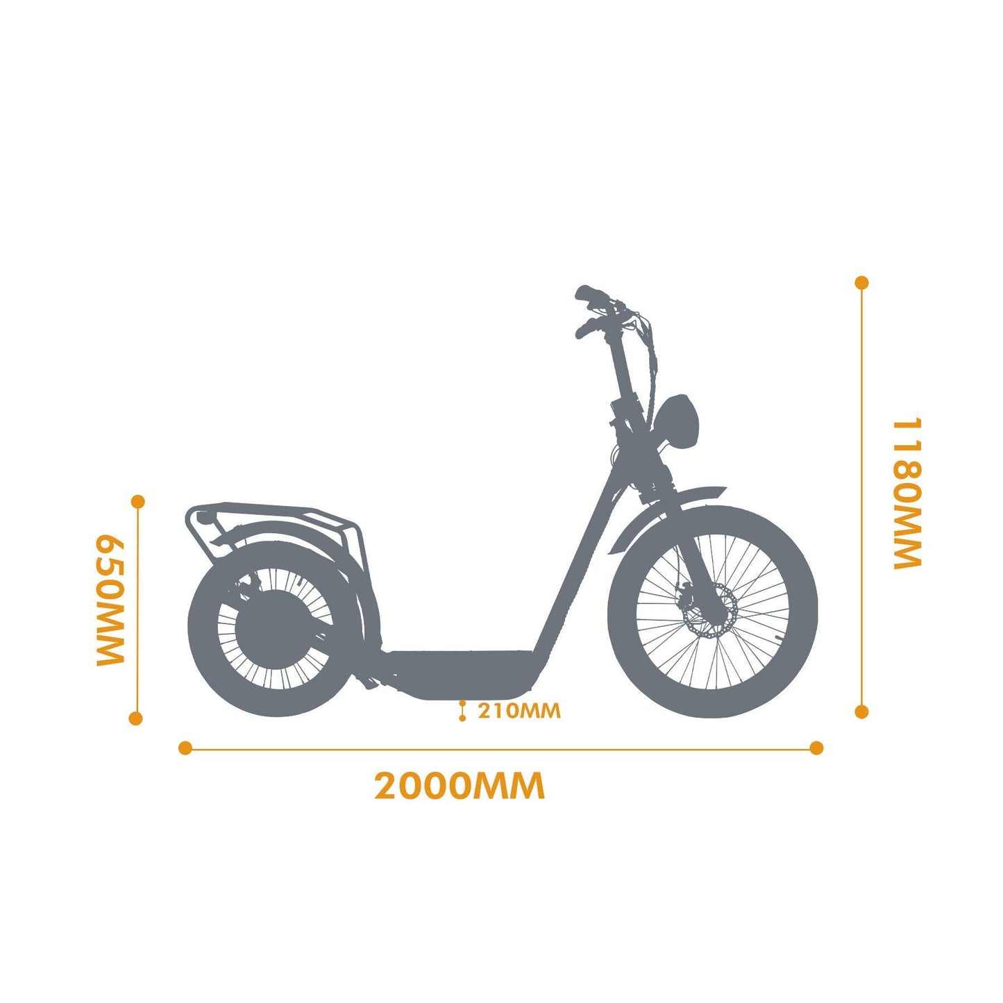 EUNORAU Jumbo 1000W Electric Bike - Wheels of America