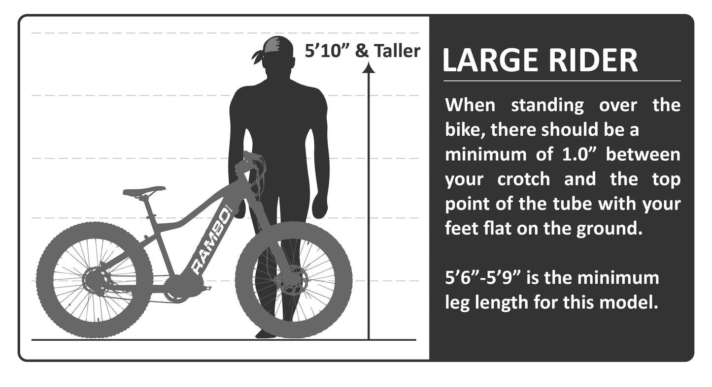 Rambo Dominator UltraDrive Electric Bike - Wheels of America