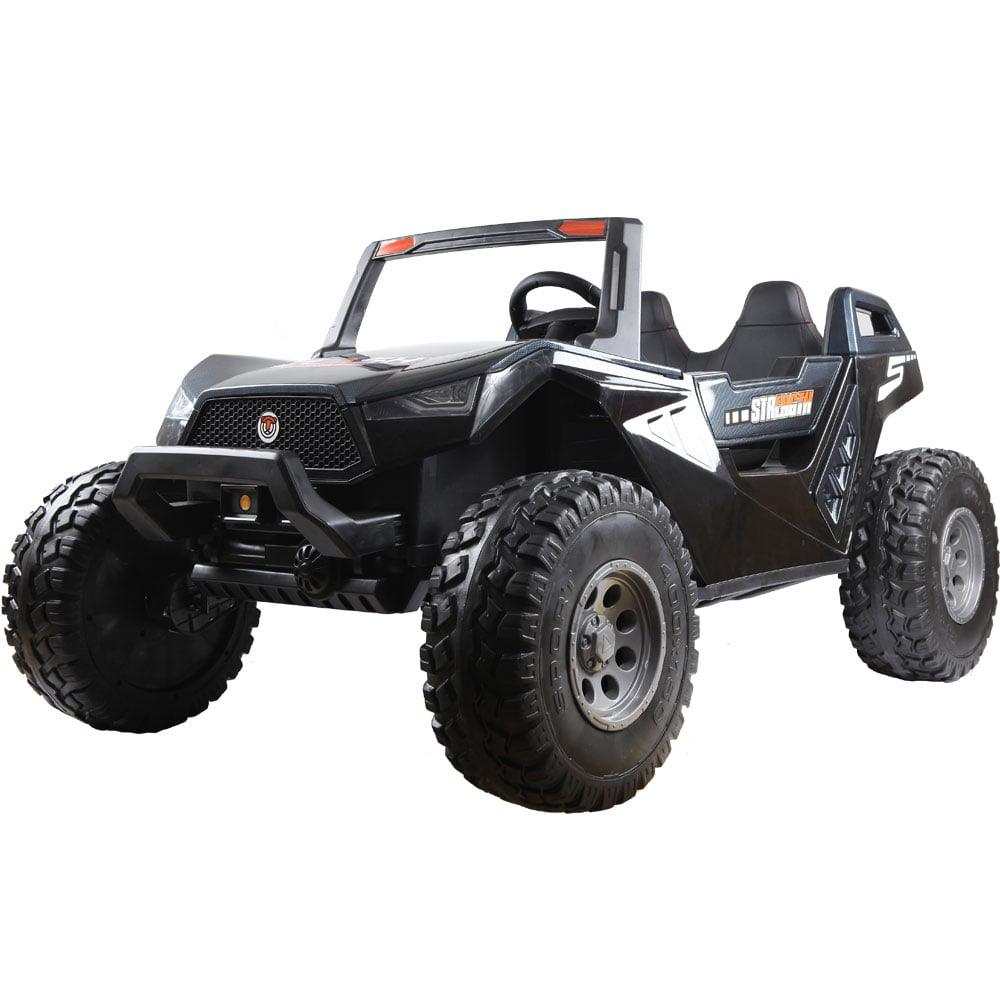 MotoTec Baja UTV 4x4 24v Carbon Fiber Black (2.4ghz RC) - Wheels of America