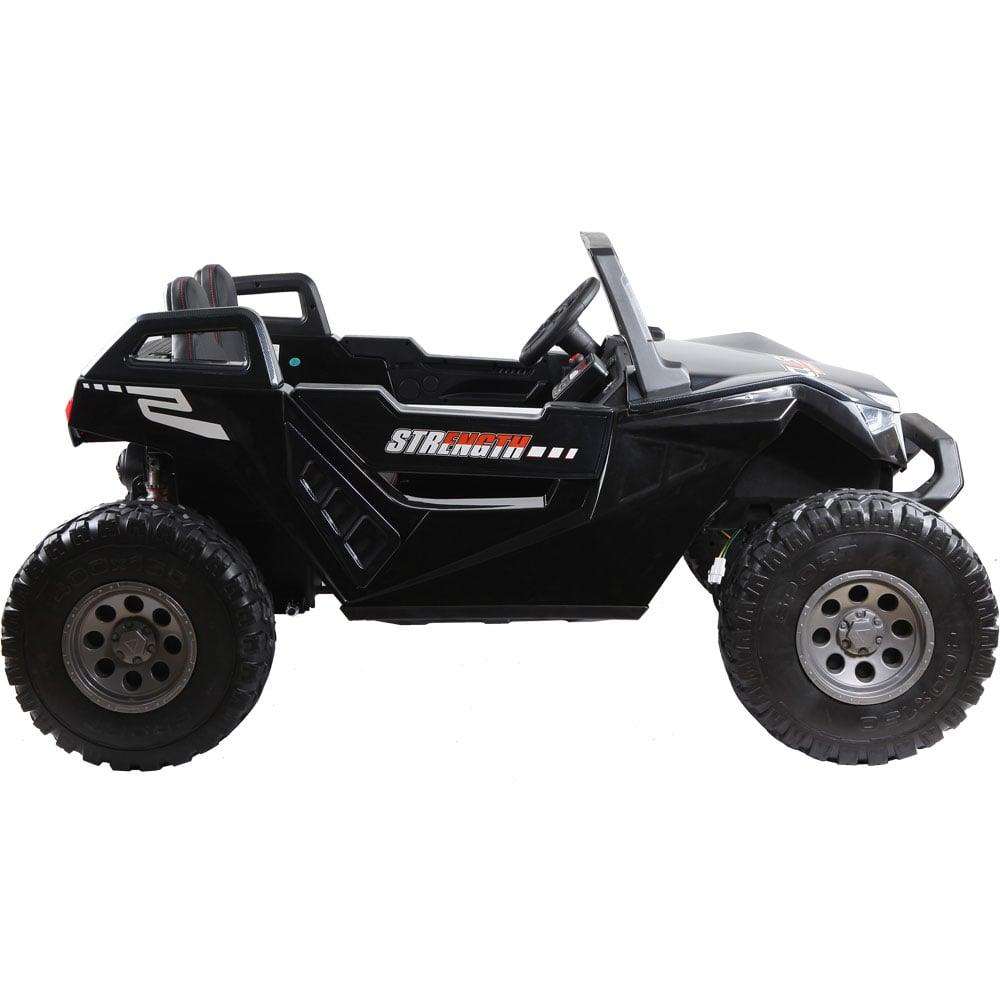 MotoTec Baja UTV 4x4 24v Carbon Fiber Black (2.4ghz RC) - Wheels of America