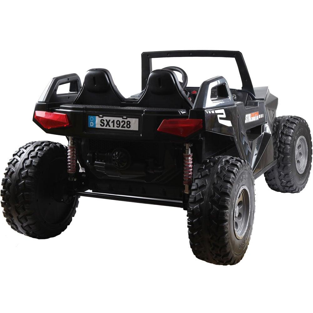 MotoTec Baja UTV 4x4 24v Carbon Fiber Black (2.4ghz RC) - Wheels of America