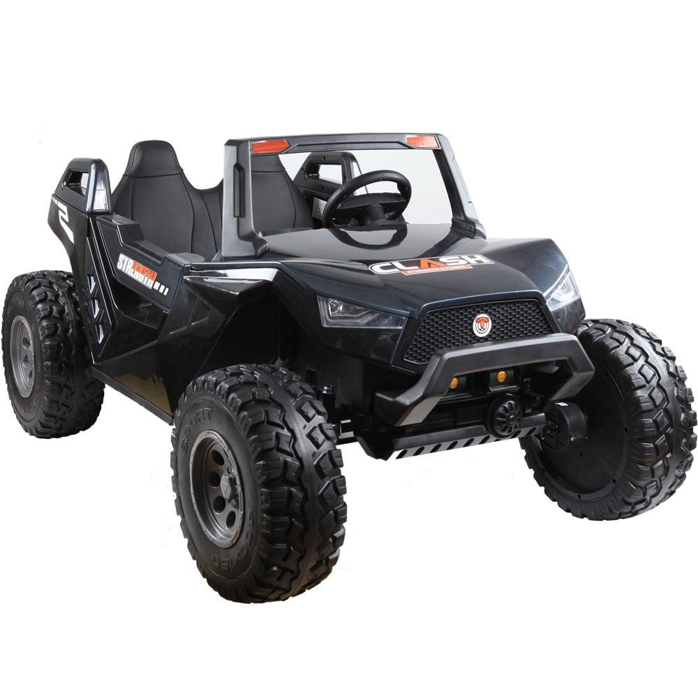 MotoTec Baja UTV 4x4 24v Carbon Fiber Black (2.4ghz RC) - Wheels of America