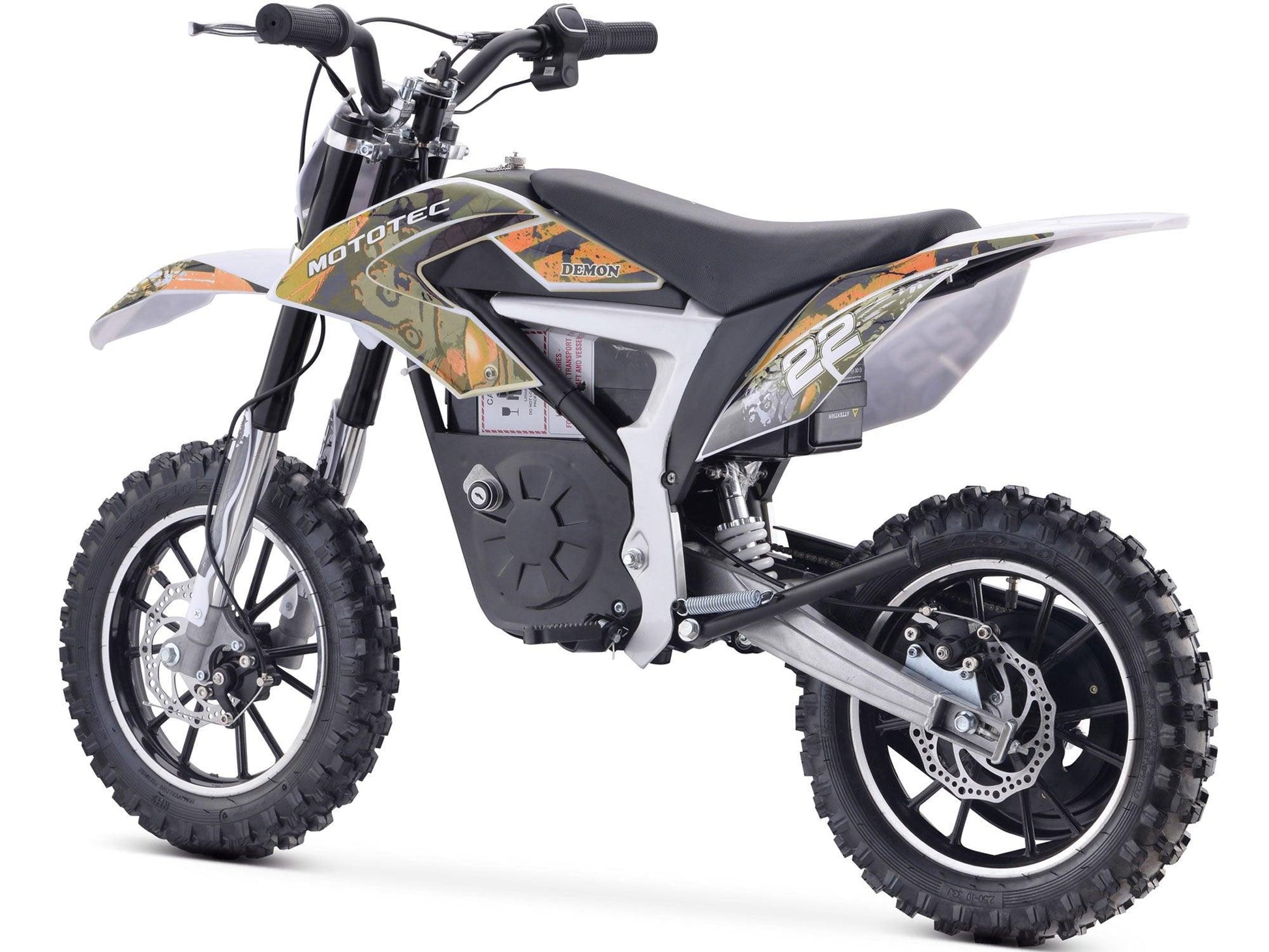 MotoTec 36v 500w Demon Electric Dirt Bike Lithium - Wheels of America