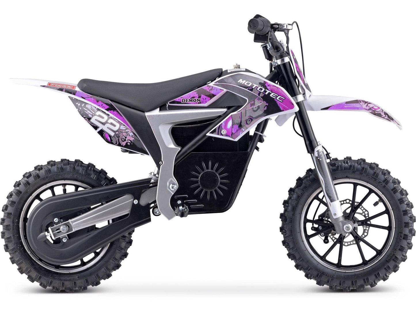 MotoTec 36v 500w Demon Electric Dirt Bike Lithium - Wheels of America