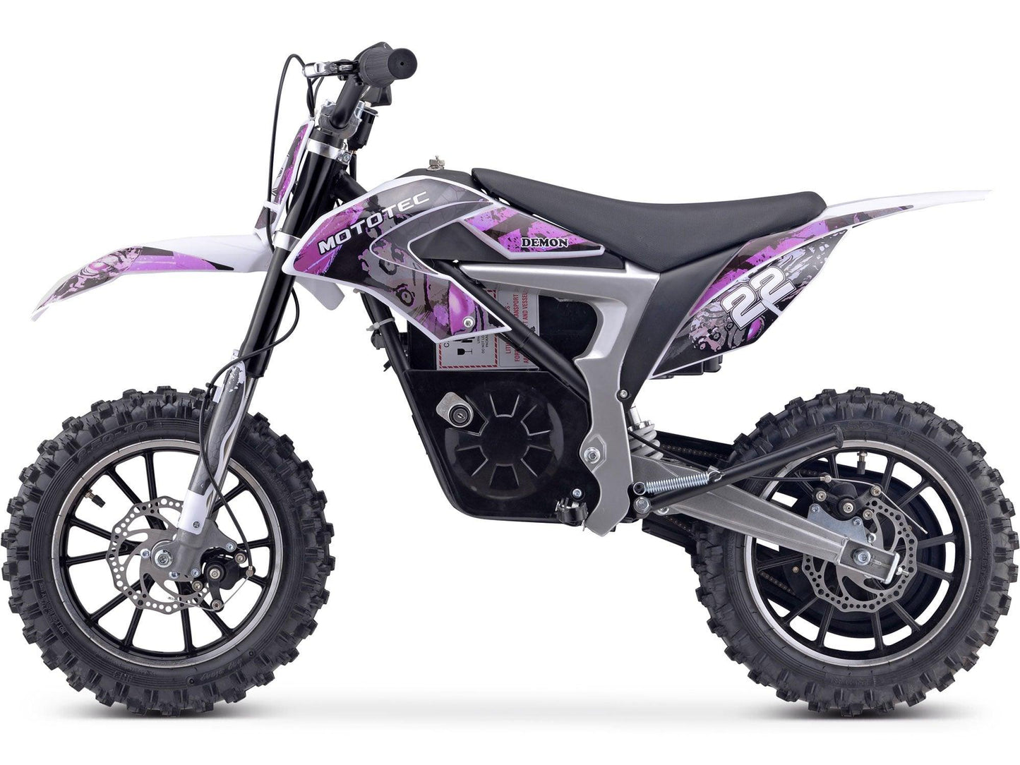 MotoTec 36v 500w Demon Electric Dirt Bike Lithium - Wheels of America