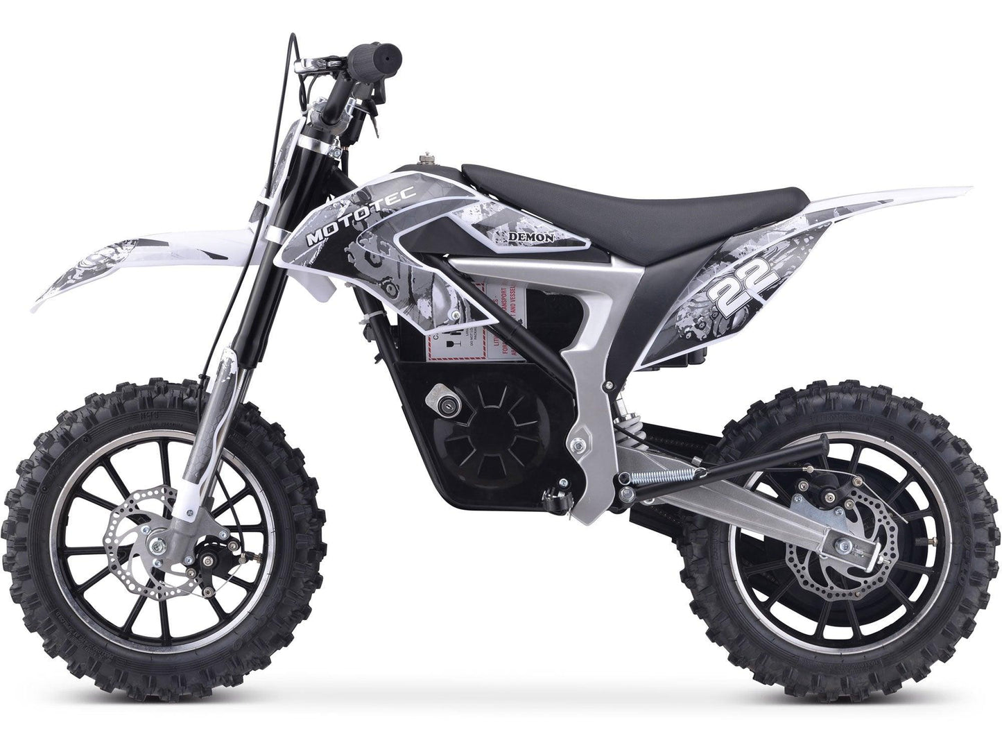 MotoTec 36v 500w Demon Electric Dirt Bike Lithium - Wheels of America