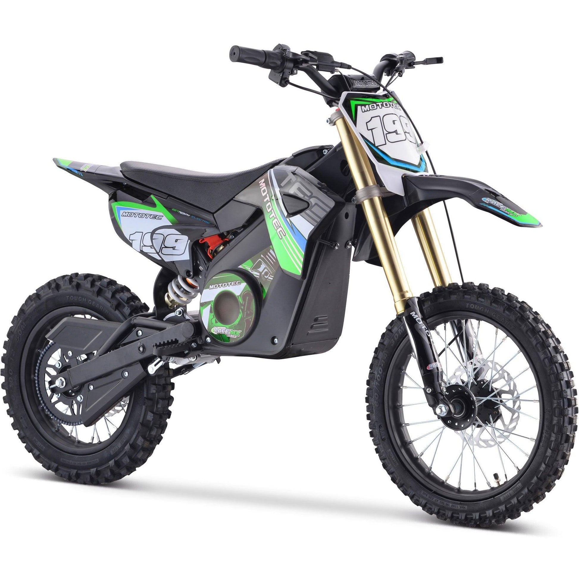 MotoTec 48v Pro Electric Dirt Bike 1800w Lithium - Wheels of America