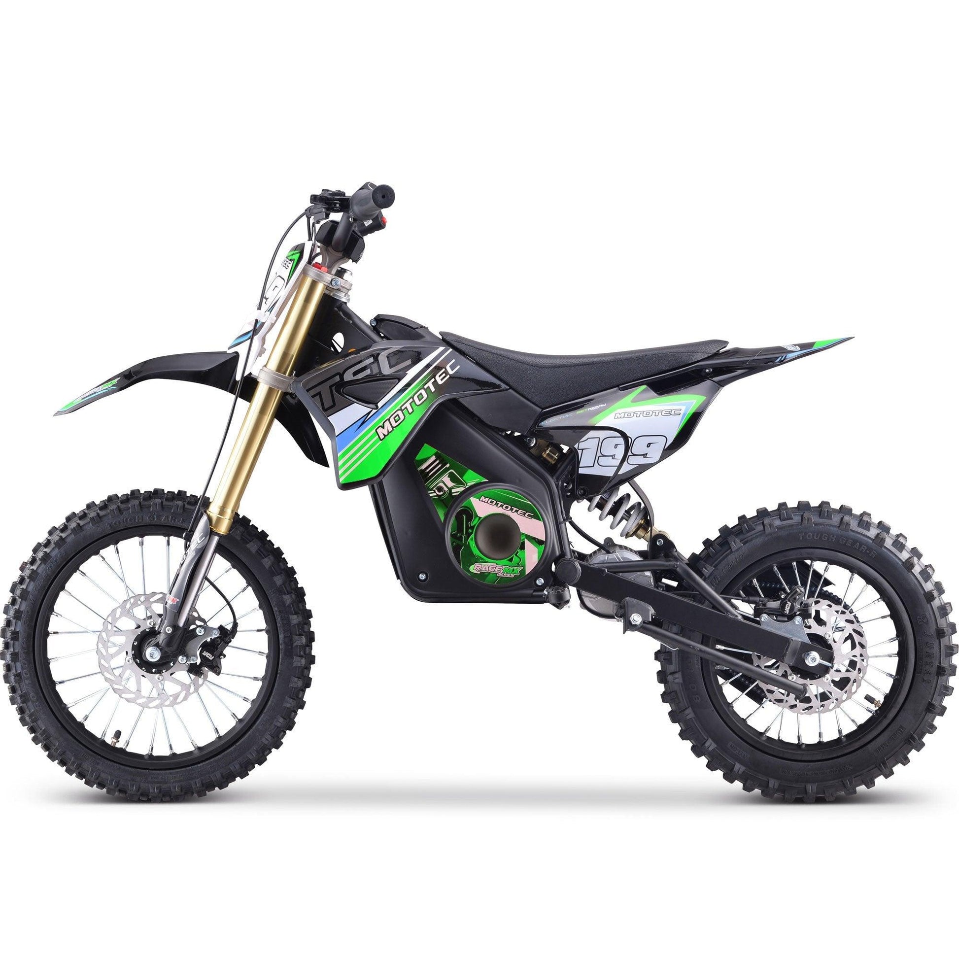 MotoTec 48v Pro Electric Dirt Bike 1800w Lithium - Wheels of America