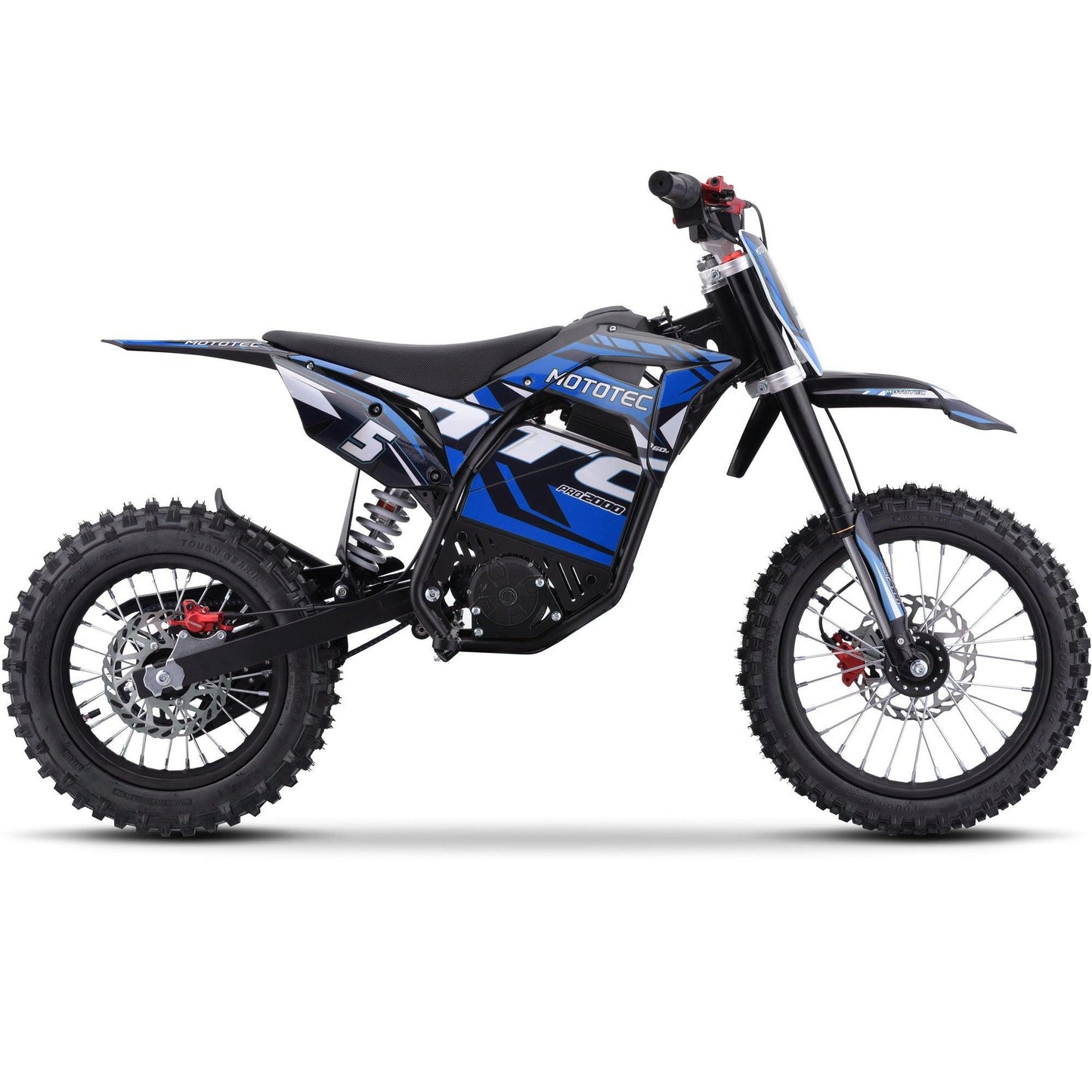 MotoTec 60v Pro Electric Dirt Bike 2000w Lithium - Wheels of America