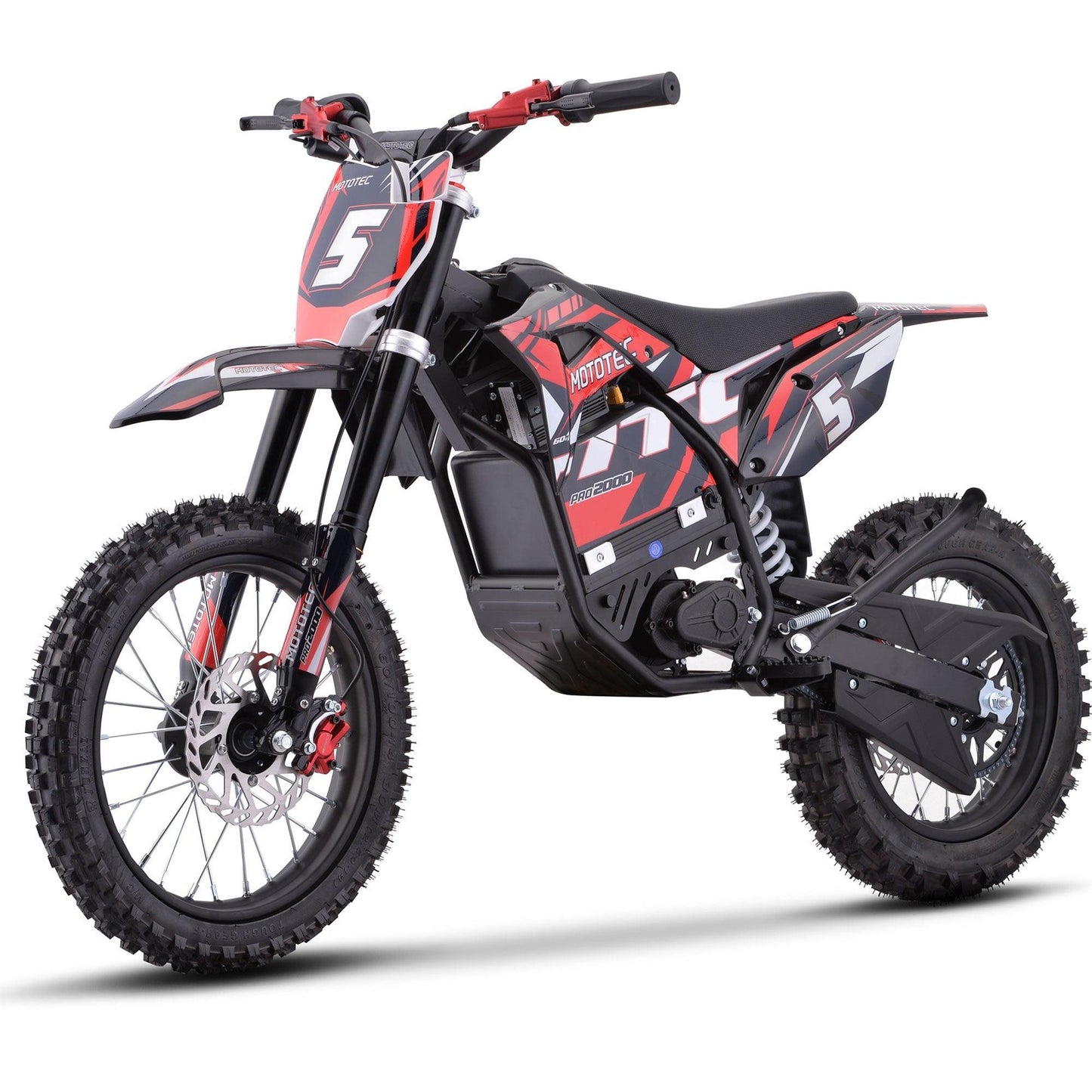 MotoTec 60v Pro Electric Dirt Bike 2000w Lithium - Wheels of America