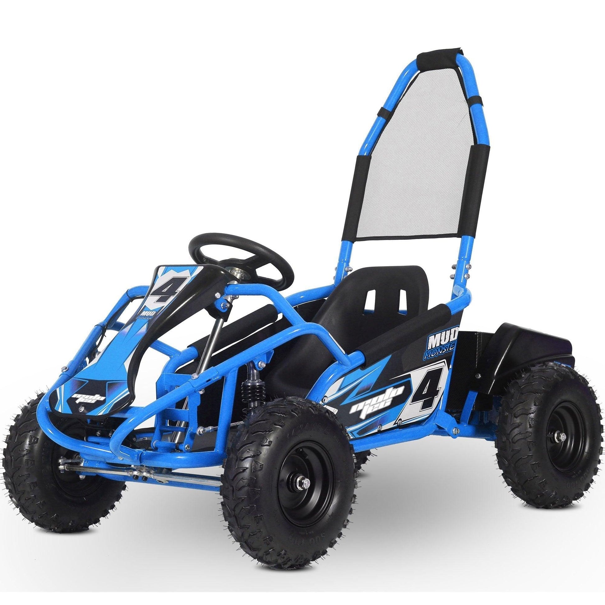 MotoTec Mud Monster Kids Electric 48v 1000w Go Kart Full Suspension - Wheels of America