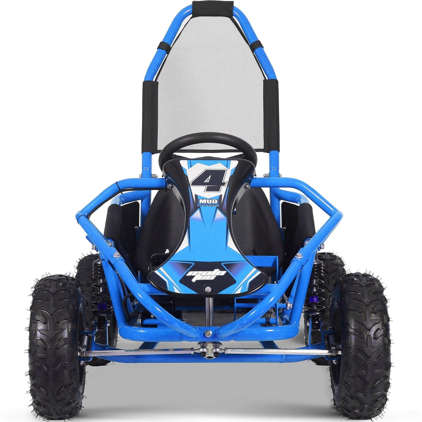 MotoTec Mud Monster Kids Electric 48v 1000w Go Kart Full Suspension - Wheels of America