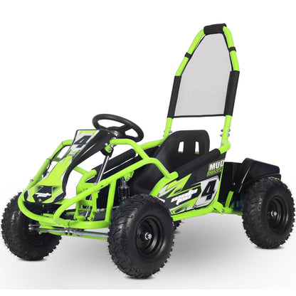 MotoTec Mud Monster Kids Electric 48v 1000w Go Kart Full Suspension - Wheels of America