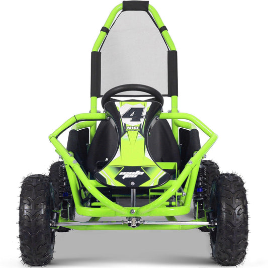 MotoTec Mud Monster Kids Electric 48v 1000w Go Kart Full Suspension - Wheels of America