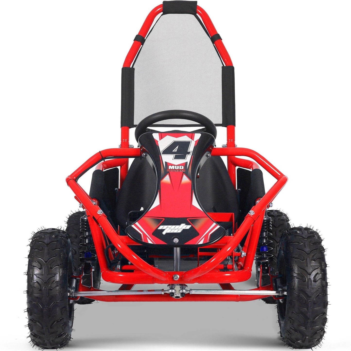 MotoTec Mud Monster Kids Electric 48v 1000w Go Kart Full Suspension - Wheels of America