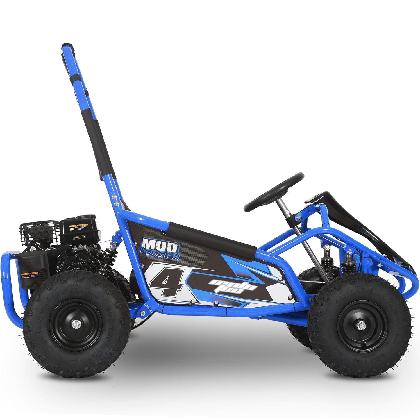 MotoTec Mud Monster Kids Gas Powered 98cc Go Kart Full Suspension - Wheels of America