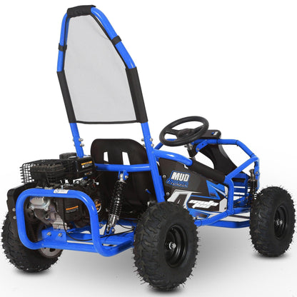 MotoTec Mud Monster Kids Gas Powered 98cc Go Kart Full Suspension - Wheels of America