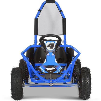 MotoTec Mud Monster Kids Gas Powered 98cc Go Kart Full Suspension - Wheels of America