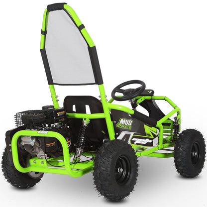 MotoTec Mud Monster Kids Gas Powered 98cc Go Kart Full Suspension - Wheels of America