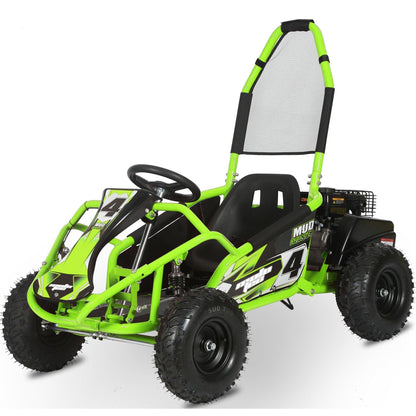 MotoTec Mud Monster Kids Gas Powered 98cc Go Kart Full Suspension - Wheels of America