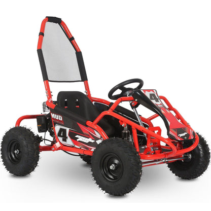 MotoTec Mud Monster Kids Gas Powered 98cc Go Kart Full Suspension - Wheels of America