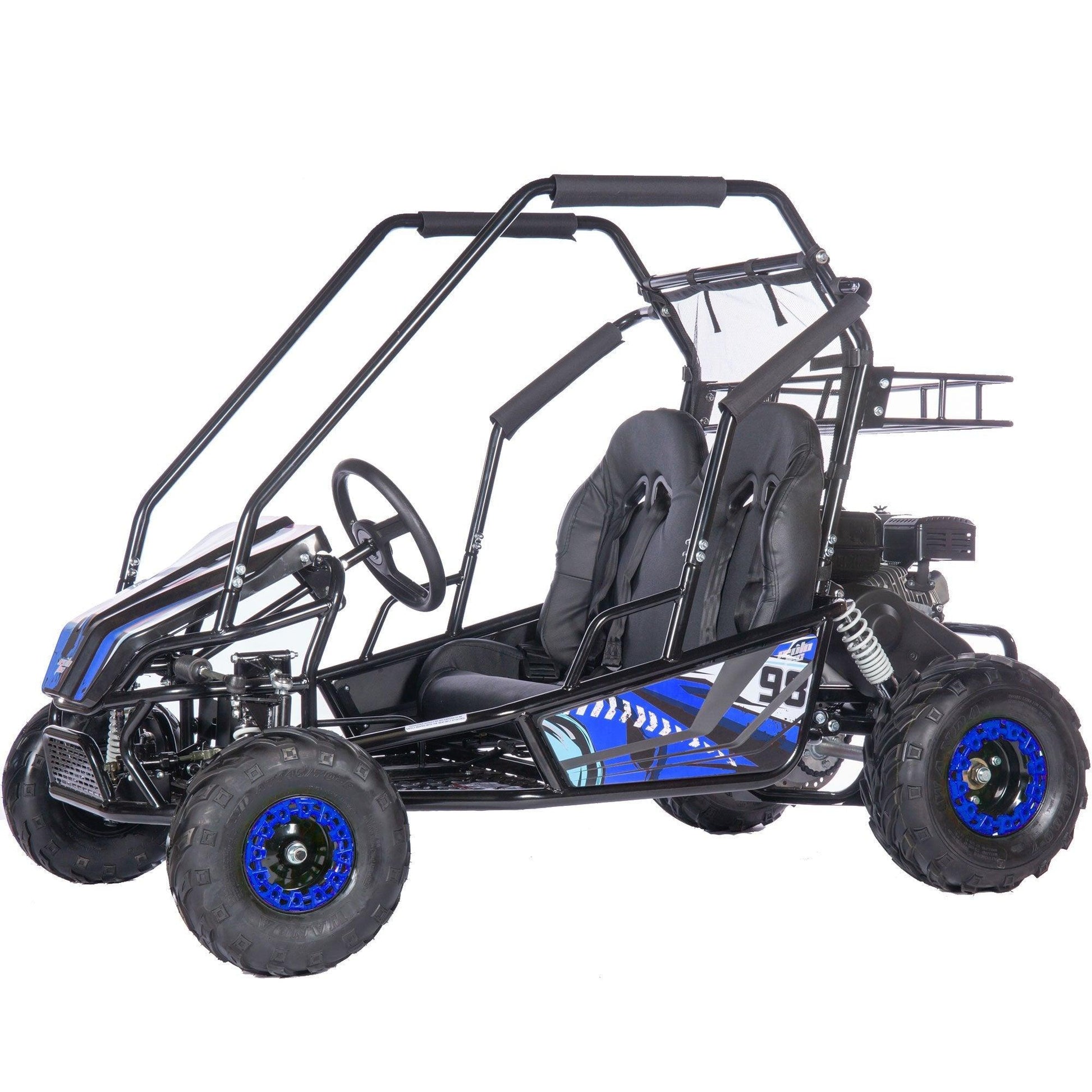 MotoTec Mud Monster XL 212cc 2 Seat Go Kart Full Suspension - Wheels of America