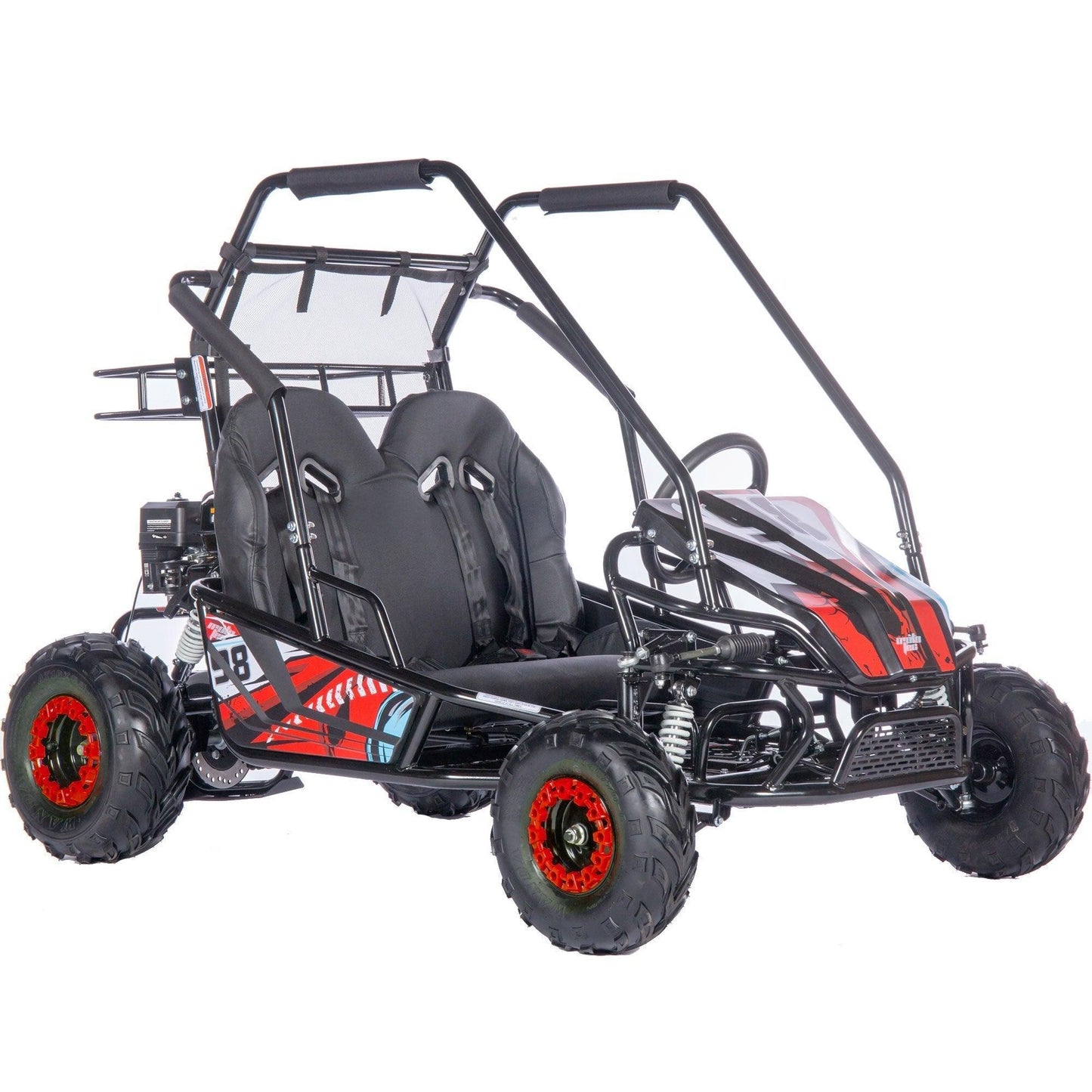 MotoTec Mud Monster XL 212cc 2 Seat Go Kart Full Suspension - Wheels of America