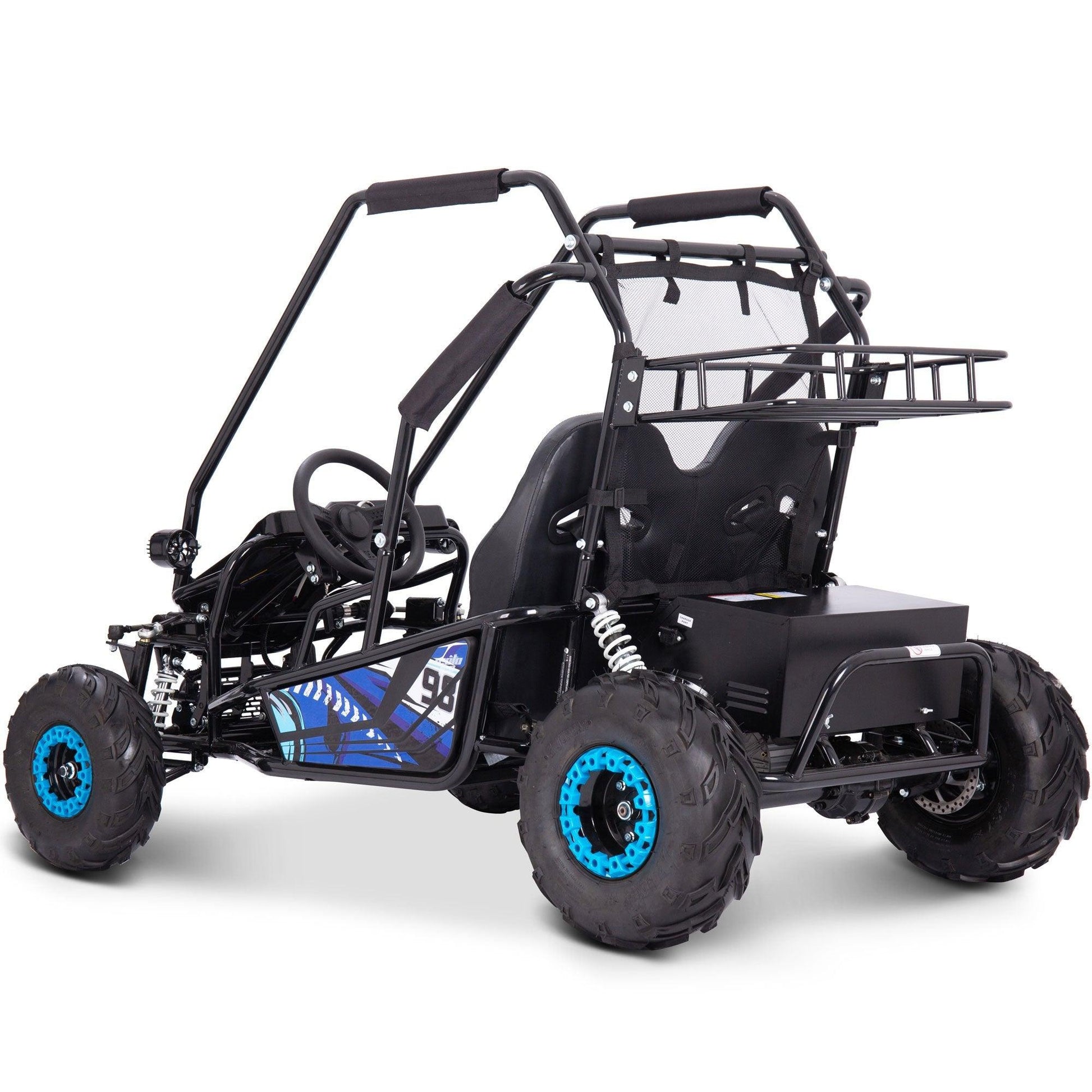 MotoTec Mud Monster XL 60v 2000w Electric Go Kart Full Suspension - Wheels of America