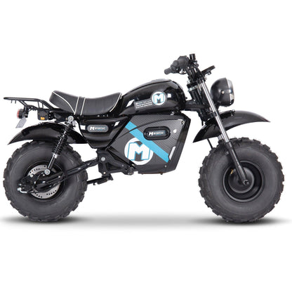 MotoTec 60v 1500w Electric Powered Mini Bike Lithium Black - Wheels of America