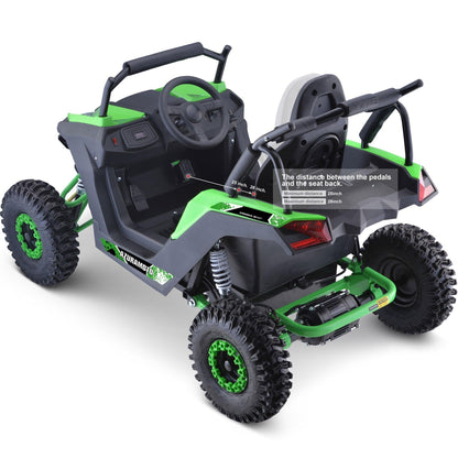 MotoTec Raider Kids UTV 48v 1200w Full Suspension - Wheels of America