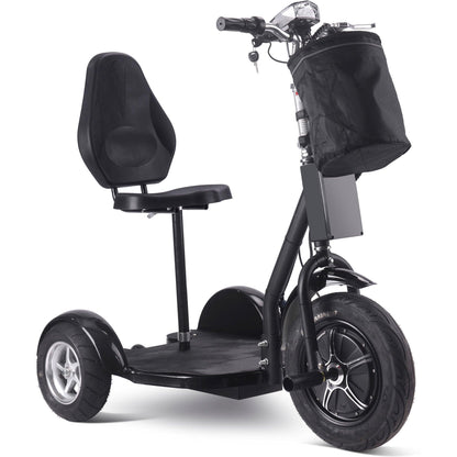 MotoTec Electric Trike 48v 1000w Lithium Black - Wheels of America