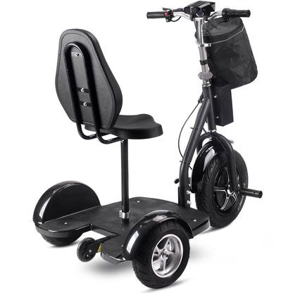 MotoTec Electric Trike 48v 1000w Lithium Black - Wheels of America