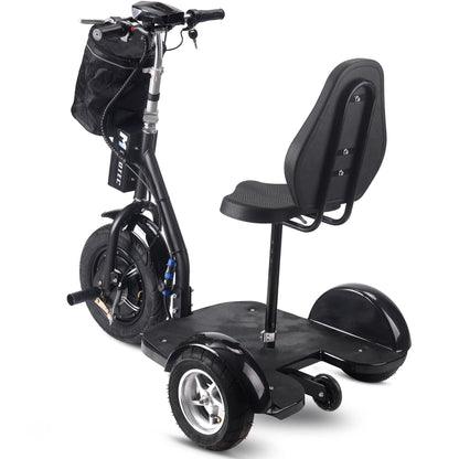 MotoTec Electric Trike 48v 1000w Lithium Black - Wheels of America