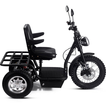 MotoTec Electric Trike 60v 1800w Black - Wheels of America