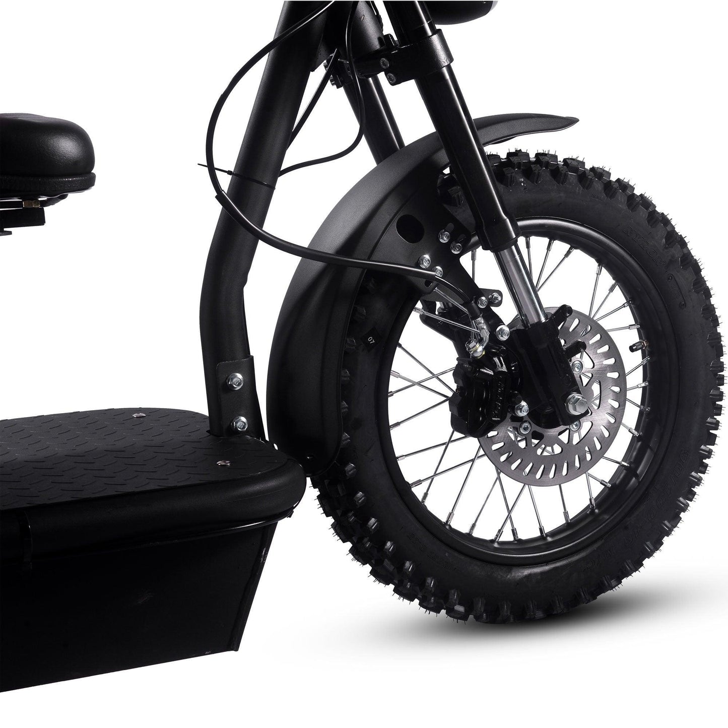 MotoTec Electric Trike 60v 1800w Black - Wheels of America