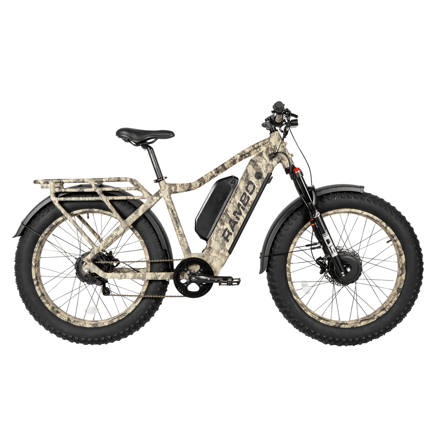 Rambo Megatron 3.0 All-Wheel Drive Electric Bike - Wheels of America