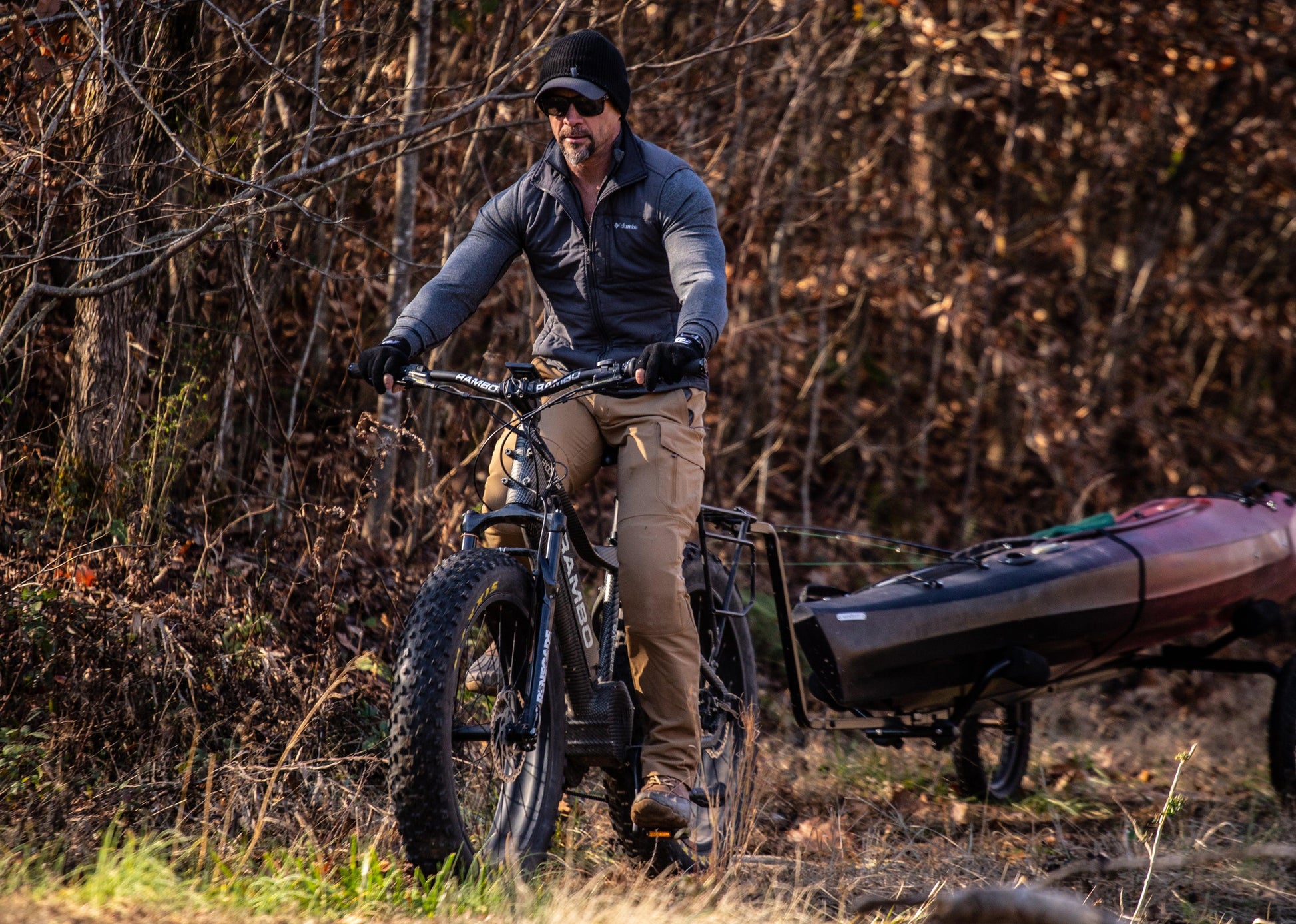 Rambo Bikes Canoe / Kayak Trailer - Wheels of America