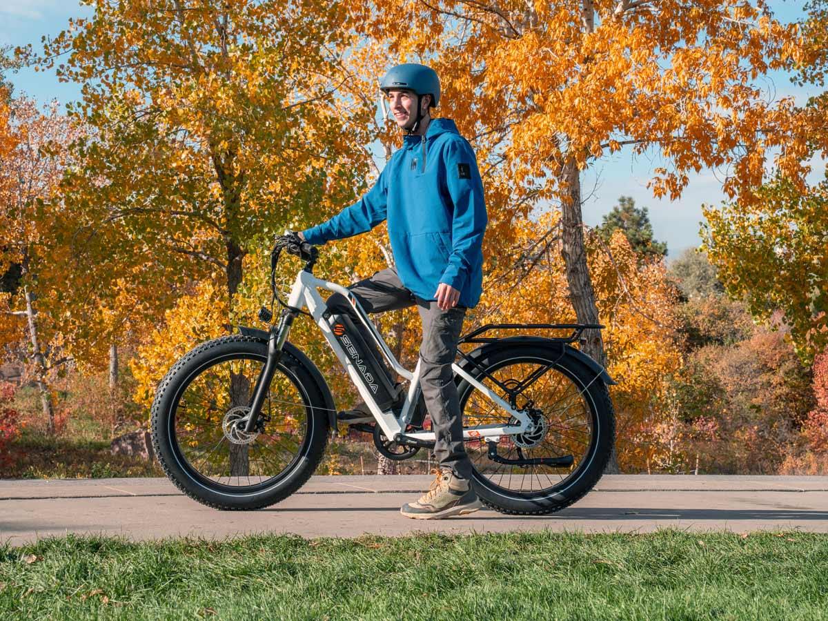 Senada HERALD PLUS: 1000W Fat Tire E-Bike | 80 Miles Range | Hydraulic Brakes & Step-Thru Design - Wheels of America