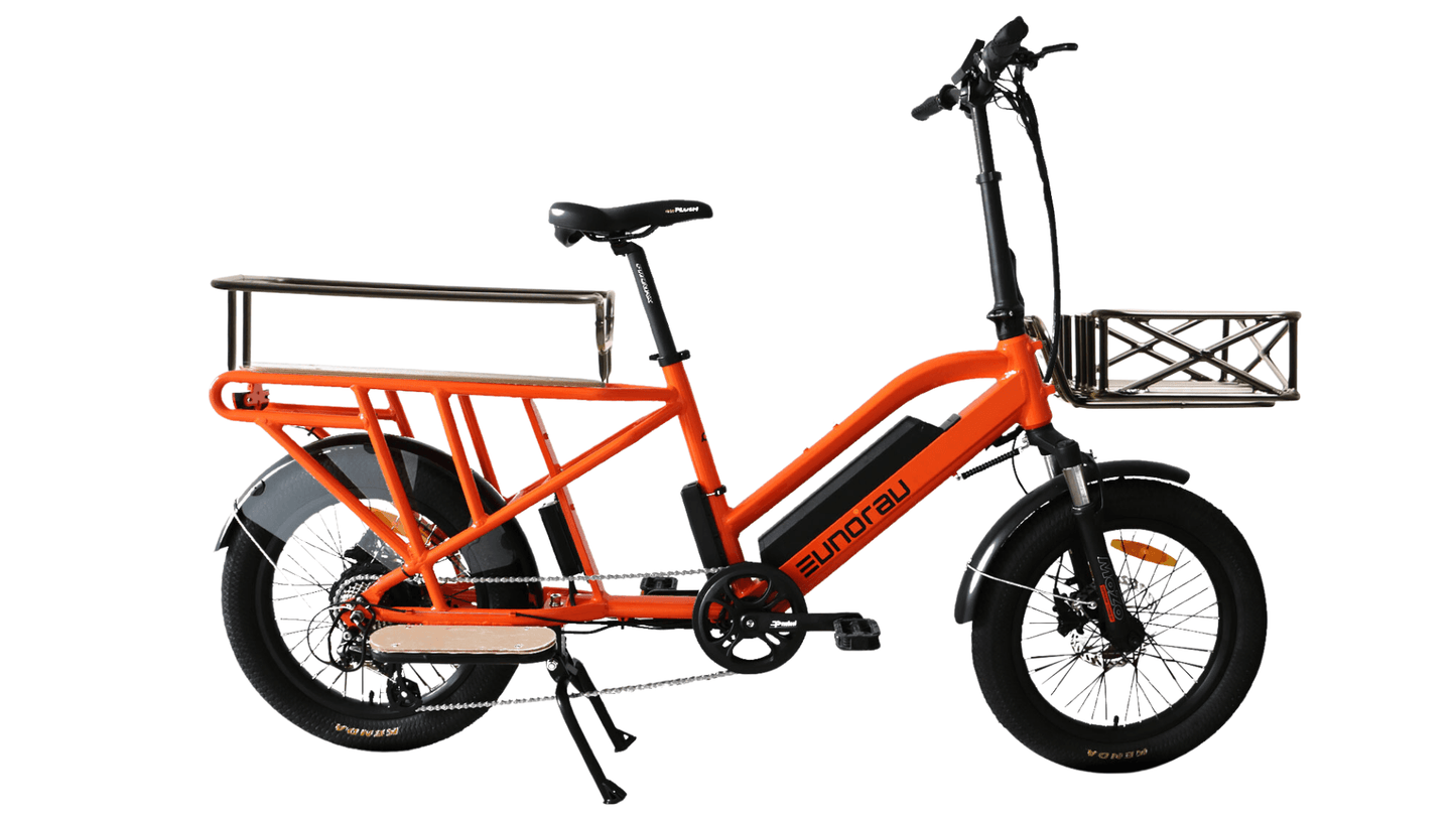 EUNORAU G30-CARGO 500W Electric Cargo Bike - Wheels of America